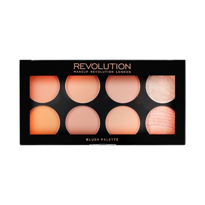 Makeup Revolution Ultra Blush Palette Hot Spice ryhmässä KAUNEUS JA TERVEYS / Meikit / Meikit Kasvot / Poskipuna / Aurinkopuuteri @ TP E-commerce Nordic AB (C09968)