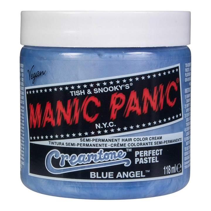 Manic Panic Classic Cream Pastel Blue Angel ryhmässä KAUNEUS JA TERVEYS / Hiukset &Stailaus / Hiustenhoito / Hiusväri / Hiusväri & Väripommi @ TP E-commerce Nordic AB (C10225)