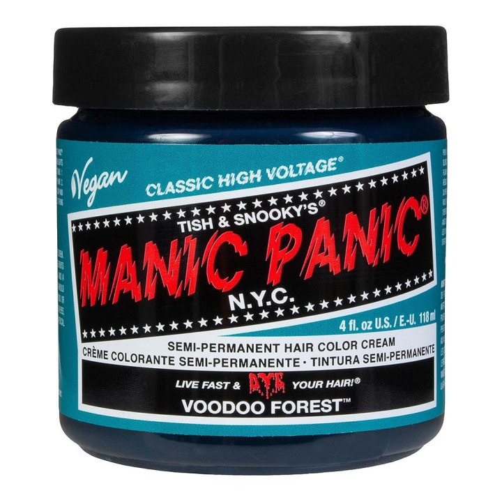Manic Panic Classic Cream Voodoo Forest ryhmässä KAUNEUS JA TERVEYS / Hiukset &Stailaus / Hiustenhoito / Hiusväri / Hiusväri & Väripommi @ TP E-commerce Nordic AB (C10229)
