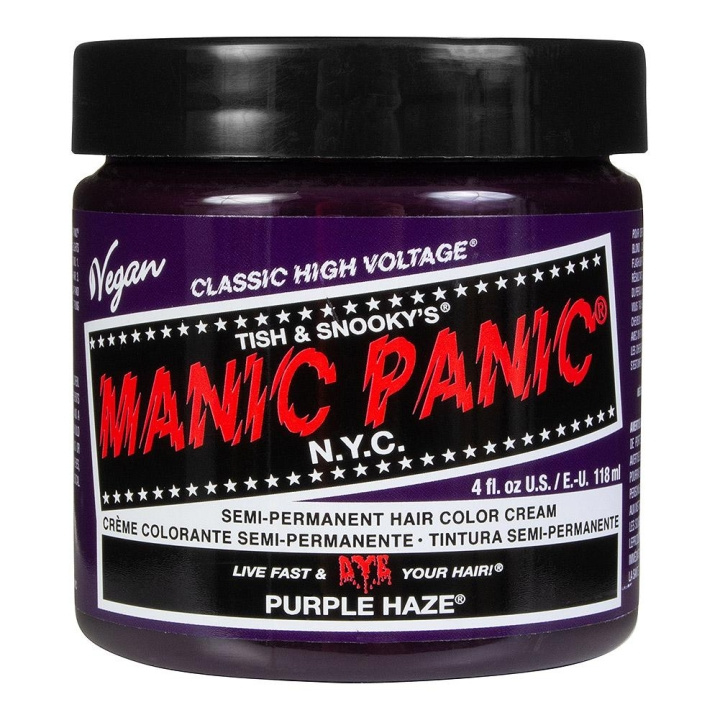 Manic Panic Classic Cream Purple Haze ryhmässä KAUNEUS JA TERVEYS / Hiukset &Stailaus / Hiustenhoito / Hiusväri / Hiusväri & Väripommi @ TP E-commerce Nordic AB (C10231)