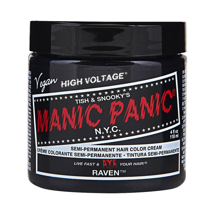 Manic Panic Classic Cream Raven ryhmässä KAUNEUS JA TERVEYS / Hiukset &Stailaus / Hiustenhoito / Hiusväri / Hiusväri & Väripommi @ TP E-commerce Nordic AB (C10232)