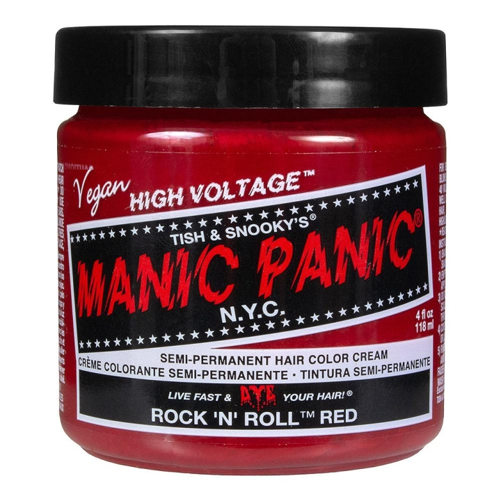 Manic Panic Classic Cream Rock n Roll Red ryhmässä KAUNEUS JA TERVEYS / Hiukset &Stailaus / Hiustenhoito / Hiusväri / Hiusväri & Väripommi @ TP E-commerce Nordic AB (C10236)