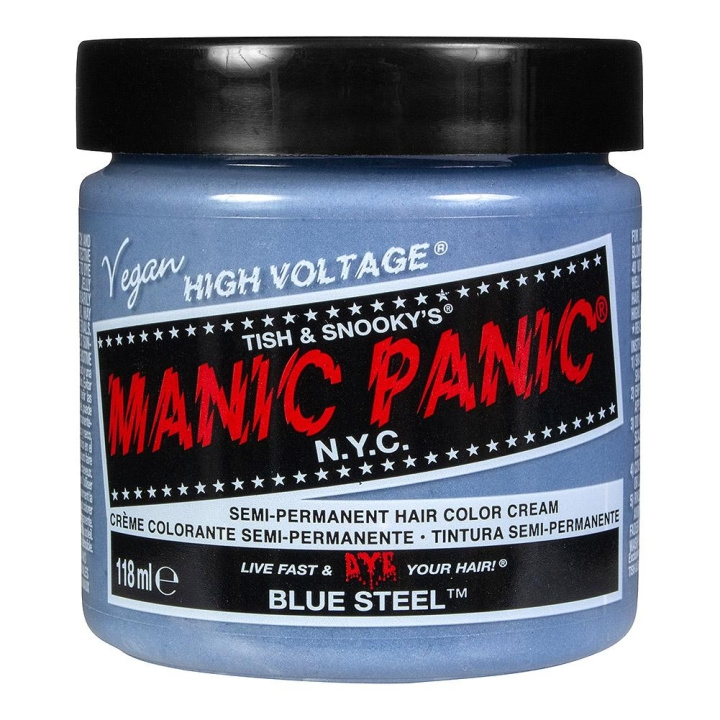 Manic Panic Classic Cream Blue Steel ryhmässä KAUNEUS JA TERVEYS / Hiukset &Stailaus / Hiustenhoito / Hiusväri / Hiusväri & Väripommi @ TP E-commerce Nordic AB (C10239)