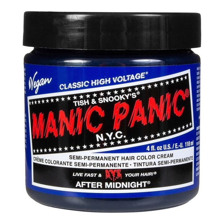 Manic Panic Classic Cream After Midnight ryhmässä KAUNEUS JA TERVEYS / Hiukset &Stailaus / Hiustenhoito / Hiusväri / Hiusväri & Väripommi @ TP E-commerce Nordic AB (C10242)