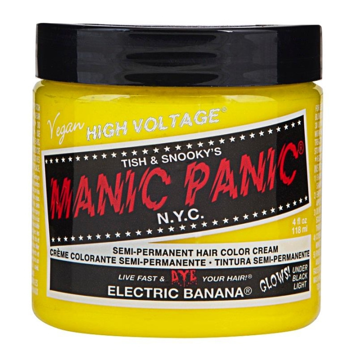 Manic Panic Classic Cream Electric Banana ryhmässä KAUNEUS JA TERVEYS / Hiukset &Stailaus / Hiustenhoito / Hiusväri / Hiusväri & Väripommi @ TP E-commerce Nordic AB (C10250)