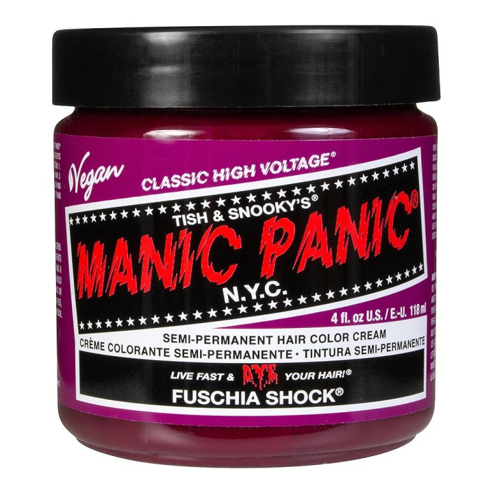 Manic Panic Classic Cream Fuschia Shock ryhmässä KAUNEUS JA TERVEYS / Hiukset &Stailaus / Hiustenhoito / Hiusväri / Hiusväri & Väripommi @ TP E-commerce Nordic AB (C10256)