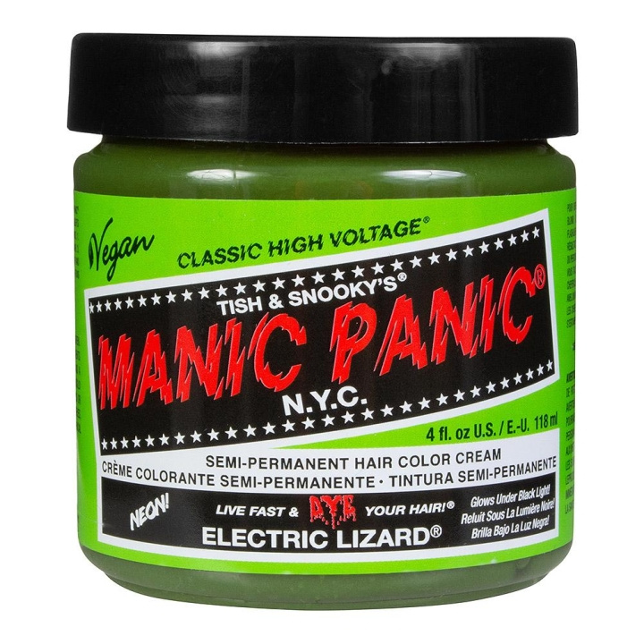Manic Panic Classic Cream Electric Lizard ryhmässä KAUNEUS JA TERVEYS / Hiukset &Stailaus / Hiustenhoito / Hiusväri / Hiusväri & Väripommi @ TP E-commerce Nordic AB (C10260)