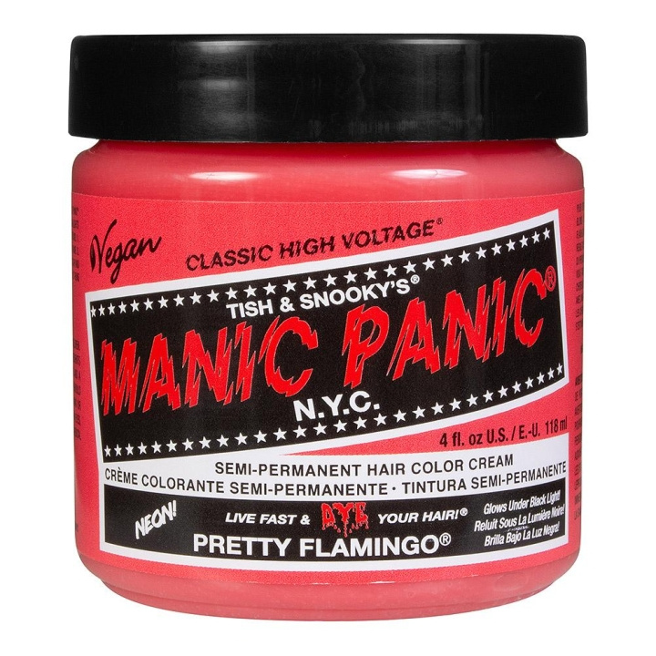 Manic Panic Classic Cream Pretty Flamingo ryhmässä KAUNEUS JA TERVEYS / Hiukset &Stailaus / Hiustenhoito / Hiusväri / Hiusväri & Väripommi @ TP E-commerce Nordic AB (C10261)