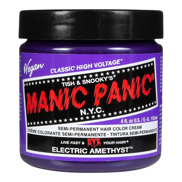 Manic Panic Classic Cream Electric Amethyst ryhmässä KAUNEUS JA TERVEYS / Hiukset &Stailaus / Hiustenhoito / Hiusväri / Hiusväri & Väripommi @ TP E-commerce Nordic AB (C10262)