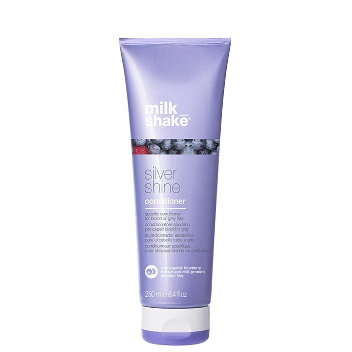 Milk_Shake Silver Shine Conditioner 250ml ryhmässä KAUNEUS JA TERVEYS / Hiukset &Stailaus / Hiustenhoito / Hiusväri / Hopeanvärinen hoitoaine @ TP E-commerce Nordic AB (C10273)