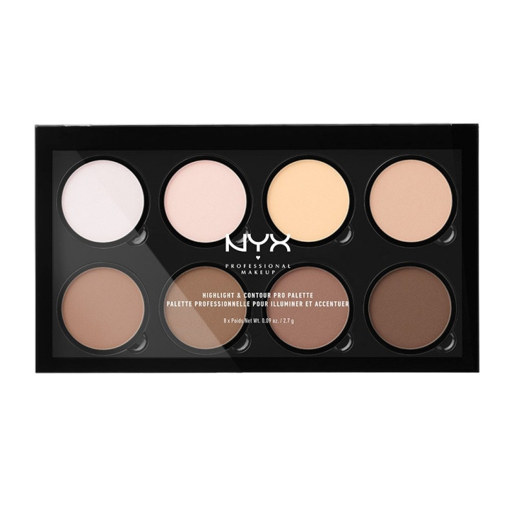 NYX PROF. MAKEUP Highlight & Contour Pro Palette ryhmässä KAUNEUS JA TERVEYS / Meikit / Meikit Kasvot / Contour/Highlight @ TP E-commerce Nordic AB (C10289)