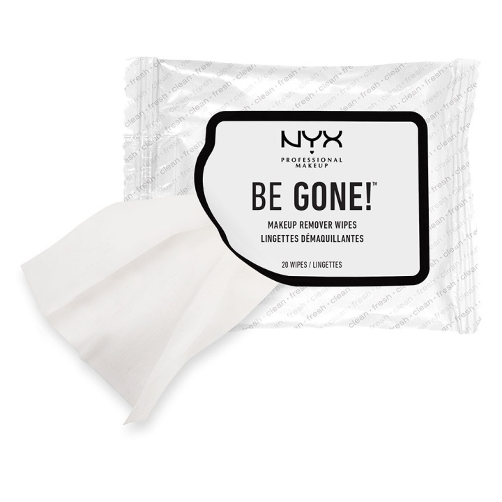 NYX PROF. MAKEUP Be Gone Makeup Remover Wipes ryhmässä KAUNEUS JA TERVEYS / Meikit / Meikinpoisto @ TP E-commerce Nordic AB (C10293)