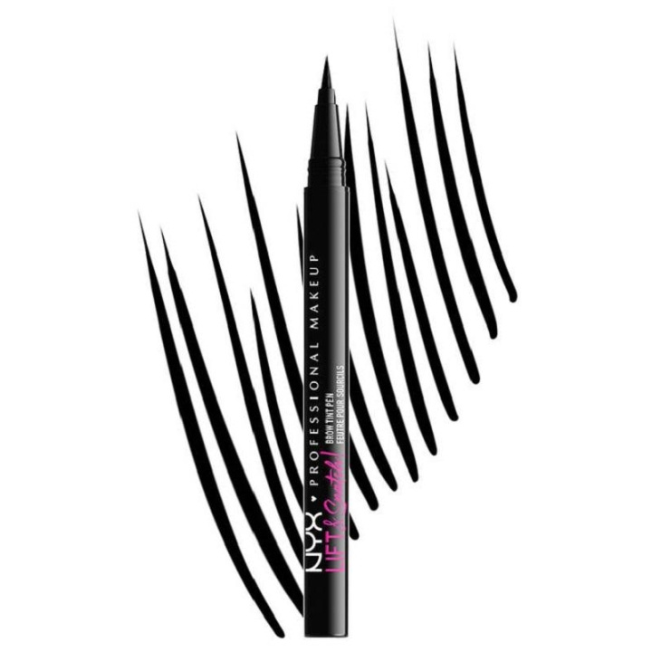 NYX PROF. MAKEUP Lift N Snatch Brow Tint Pen - Black ryhmässä KAUNEUS JA TERVEYS / Meikit / Silmät ja kulmat / Kulmakynä @ TP E-commerce Nordic AB (C10343)