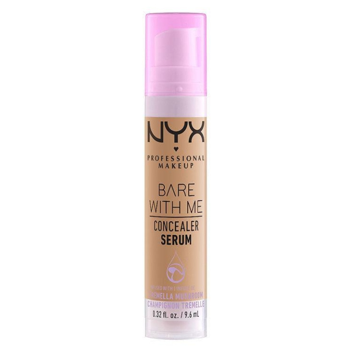 NYX PROF. MAKEUP Bare With Me Concealer Serum Medium 9,6ml ryhmässä KAUNEUS JA TERVEYS / Meikit / Meikit Kasvot / Peitevoide @ TP E-commerce Nordic AB (C10410)