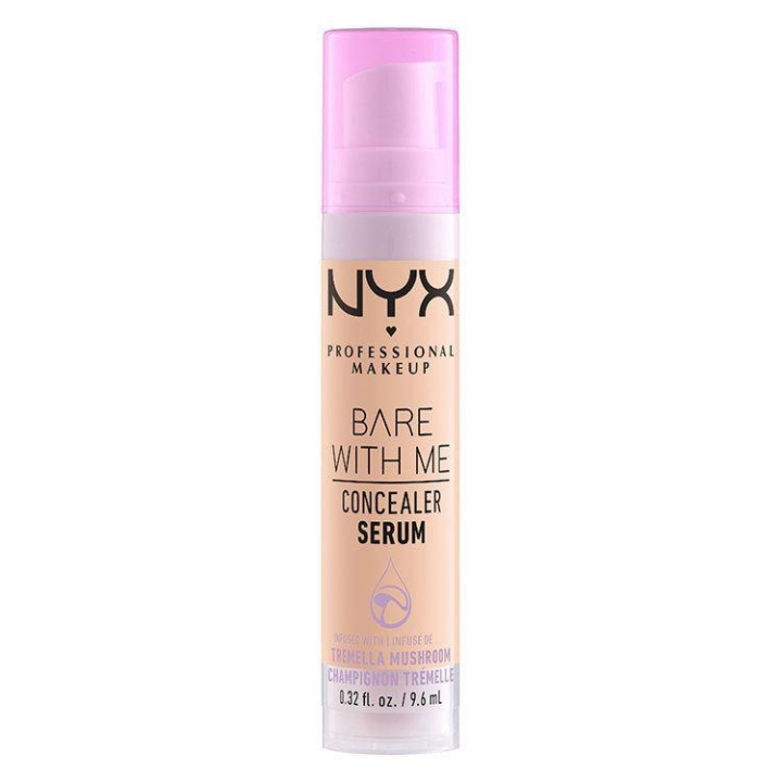 NYX PROF. MAKEUP Bare With Me Concealer Serum Vanilla 9,6ml ryhmässä KAUNEUS JA TERVEYS / Meikit / Meikit Kasvot / Peitevoide @ TP E-commerce Nordic AB (C10412)