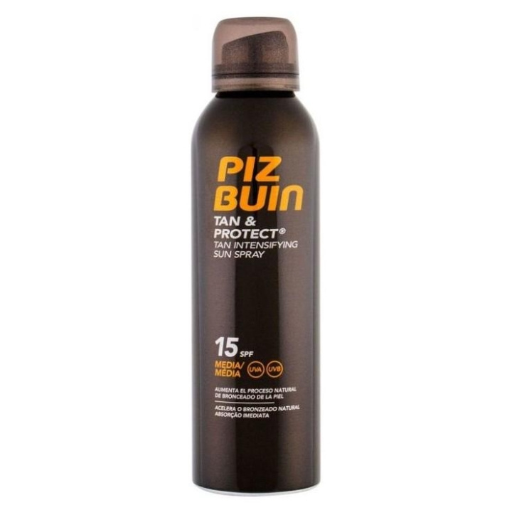 Piz Buin Tan & Protect Tan Intensifying Sun Spray SPF15 150ml ryhmässä KAUNEUS JA TERVEYS / Ihonhoito / Rusketus / Aurinkosuoja @ TP E-commerce Nordic AB (C10680)