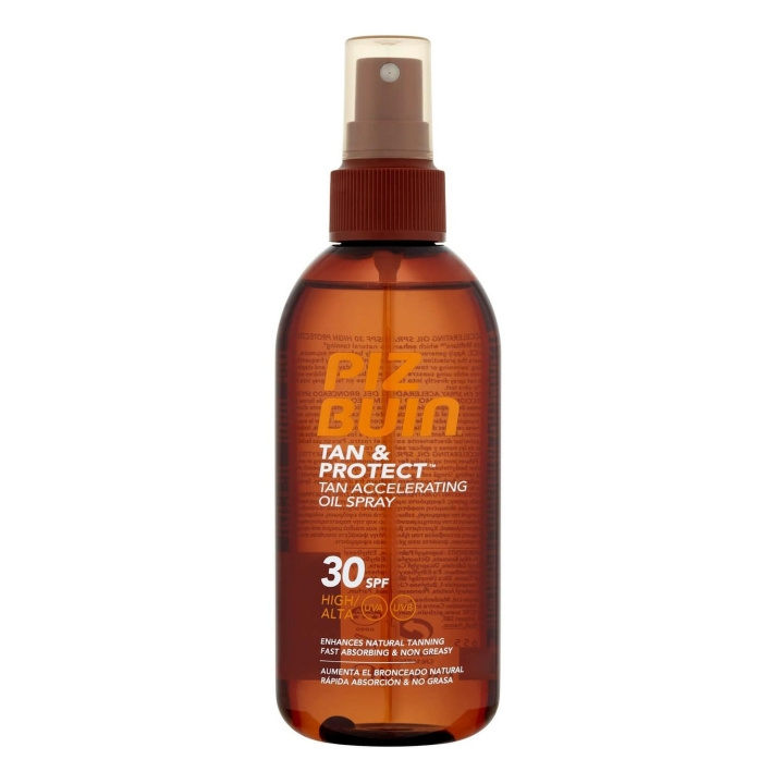 Piz Buin Tan & Protect Tan Accelerating Oil Spray SPF30 150ml ryhmässä KAUNEUS JA TERVEYS / Ihonhoito / Rusketus / Aurinkosuoja @ TP E-commerce Nordic AB (C10681)