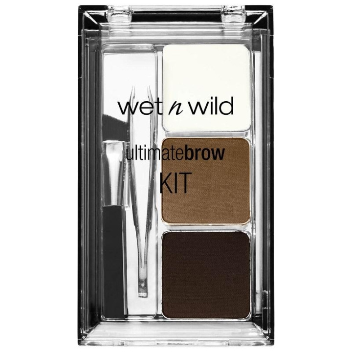 Wet n Wild Ultimate Brow Kit - Soft Brown ryhmässä KAUNEUS JA TERVEYS / Meikit / Silmät ja kulmat / Kulmakitti @ TP E-commerce Nordic AB (C10689)