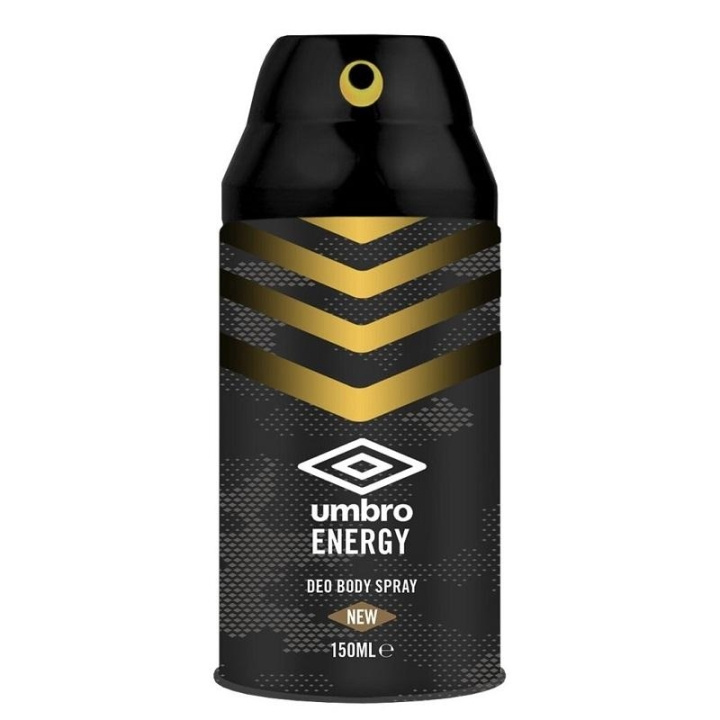 Umbro Energy Deo Body Spray 150ml ryhmässä KAUNEUS JA TERVEYS / Tuoksut & Parfyymit / Deodorantit / Miesten deodorantit @ TP E-commerce Nordic AB (C11037)