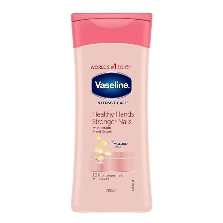 Vaseline Intensive Care Hand and Nail Cream 200ml ryhmässä KAUNEUS JA TERVEYS / Manikyyri/Pedikyyri / Käsirasva @ TP E-commerce Nordic AB (C11069)