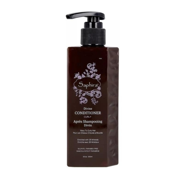 Saphira Curly Divine Conditioner 250ml ryhmässä KAUNEUS JA TERVEYS / Hiukset &Stailaus / Hiustenhoito / Hoitoaine @ TP E-commerce Nordic AB (C11083)