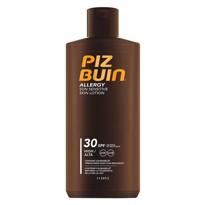 Piz Buin Allergy Sun Sensitive Skin Lotion SPF30 200ml ryhmässä KAUNEUS JA TERVEYS / Ihonhoito / Rusketus / Aurinkosuoja @ TP E-commerce Nordic AB (C11129)