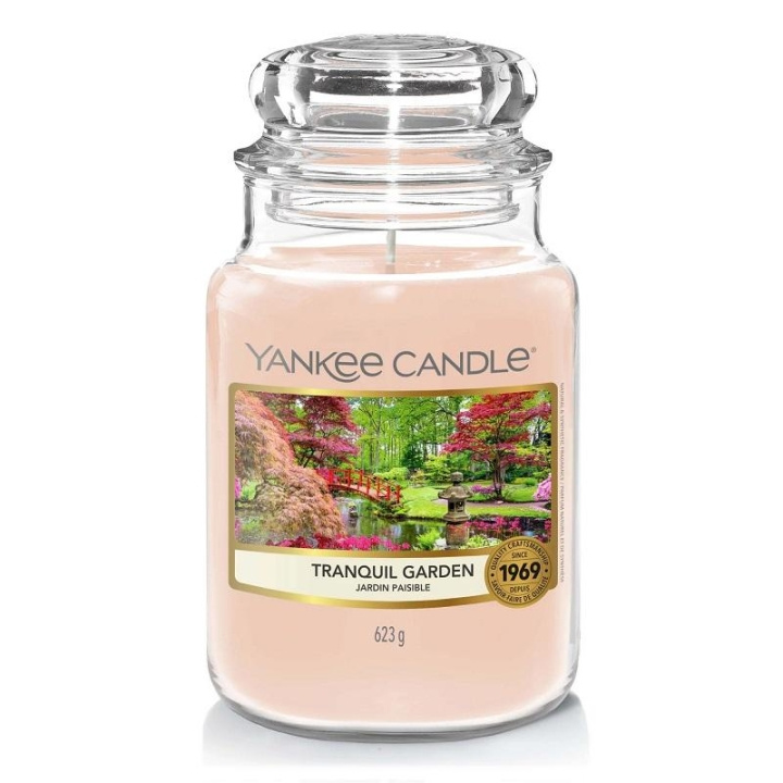 Yankee Candle Classic Large Tranquil Garden 623g ryhmässä KAUNEUS JA TERVEYS / Tuoksut & Parfyymit / Muut tuoksut / Tuoksukynttilät @ TP E-commerce Nordic AB (C11194)