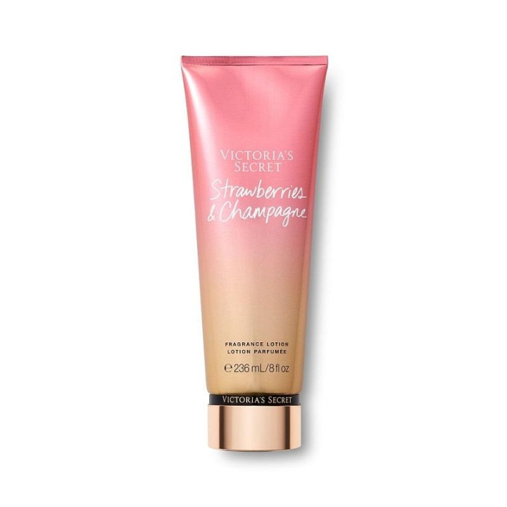 Victoria\'s Secret Strawberries And Champagne Fragrance Lotion 236ml ryhmässä KAUNEUS JA TERVEYS / Ihonhoito / Kehon hoito / Vartalovoide @ TP E-commerce Nordic AB (C11267)