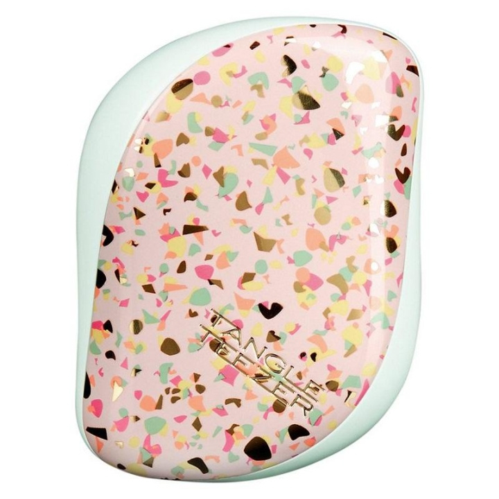 Tangle Teezer Compact Styler Mint Terazzo ryhmässä KAUNEUS JA TERVEYS / Hiukset &Stailaus / Hiusharjat @ TP E-commerce Nordic AB (C11324)