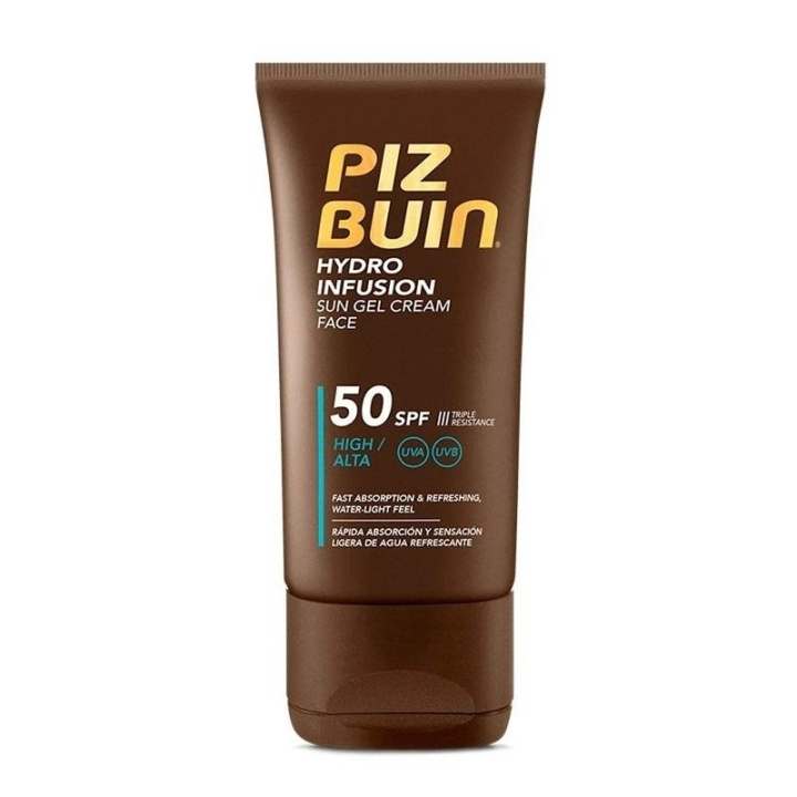 Piz Buin Hydro Infusion Sun Gel Cream Face SPF50 50ml ryhmässä KAUNEUS JA TERVEYS / Ihonhoito / Rusketus / Aurinkosuoja @ TP E-commerce Nordic AB (C11336)