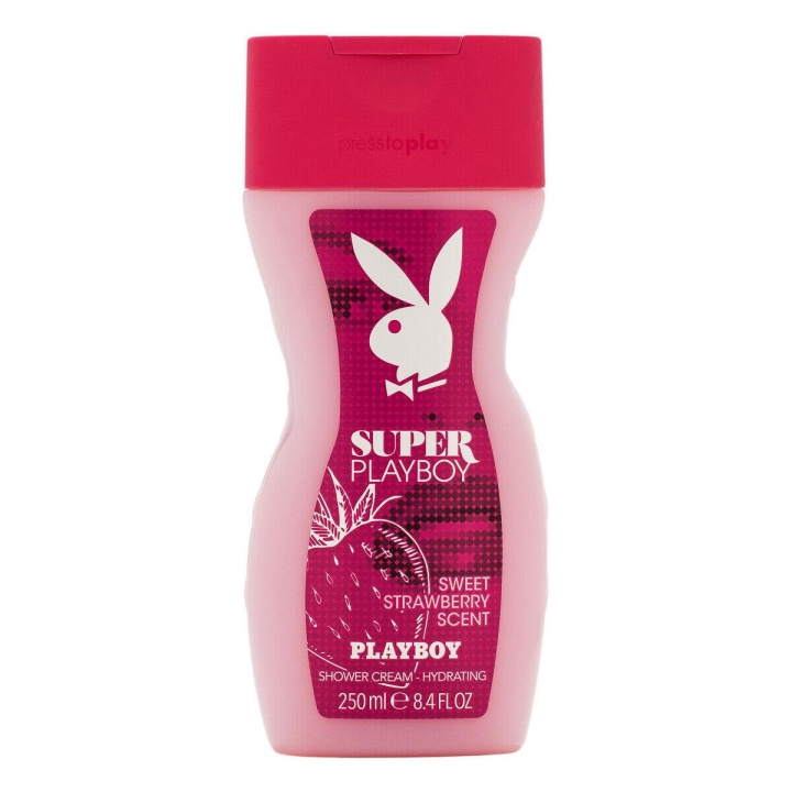 Playboy Super Playboy For Her Shower Gel 250ml ryhmässä KAUNEUS JA TERVEYS / Ihonhoito / Kehon hoito / Kylpy- ja suihkugeelit @ TP E-commerce Nordic AB (C11441)