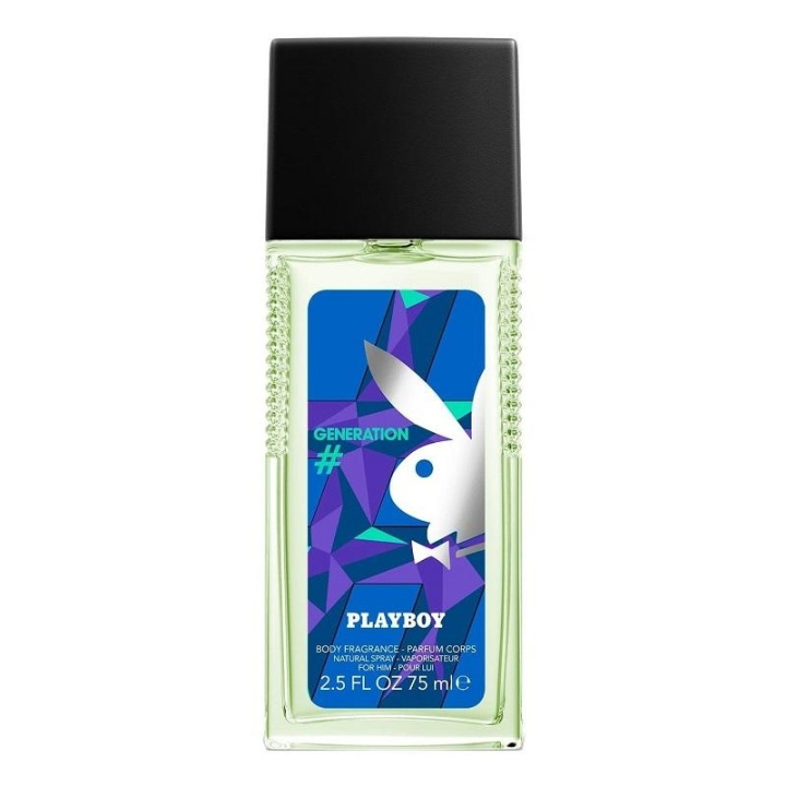 Playboy Generation For Him Deo Spray 75ml ryhmässä KAUNEUS JA TERVEYS / Tuoksut & Parfyymit / Deodorantit / Miesten deodorantit @ TP E-commerce Nordic AB (C11442)