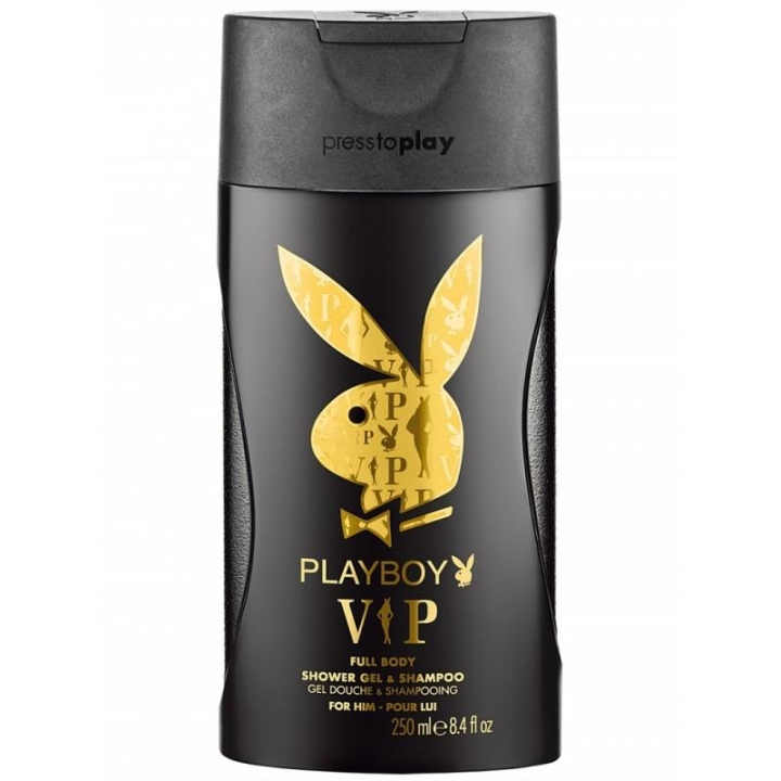 Playboy VIP For Him Shower Gel 250ml ryhmässä KAUNEUS JA TERVEYS / Ihonhoito / Kehon hoito / Kylpy- ja suihkugeelit @ TP E-commerce Nordic AB (C11446)