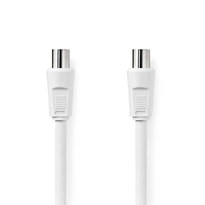 Nedis Koaksiaalikaapeli | IEC (Coax) Uros | IEC (Coax) Naaras | Niklattu | 90 dB | 75 Ohm | Tuplasuojattu | 20.0 m | Pyöreä | PVC | Valkoinen | Kirjekuori