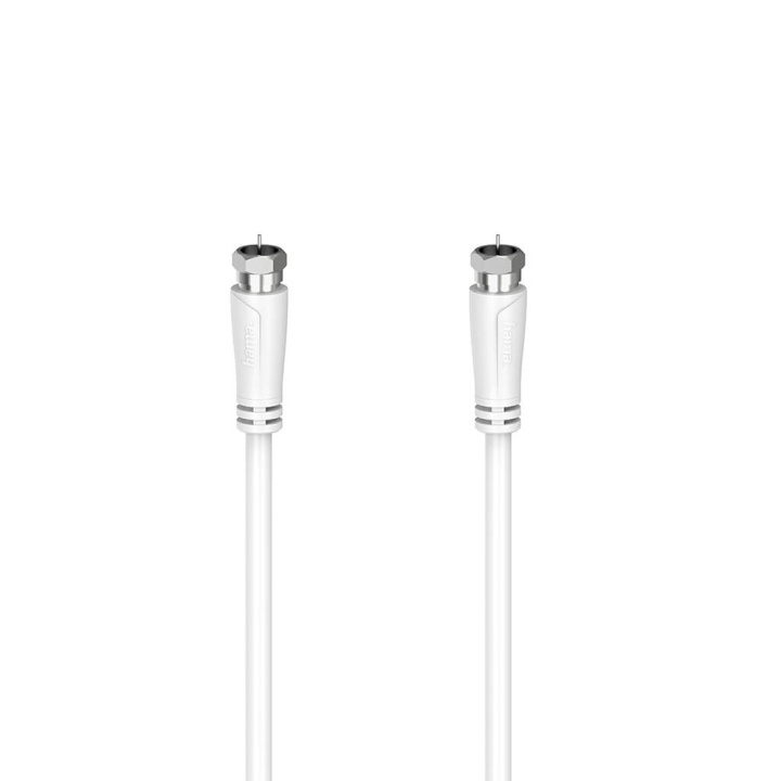Hama Antenna Cable SAT 90dB F-F White 3.0m ryhmässä KODINELEKTRONIIKKA / Kaapelit & Sovittimet / Antennikaapelit & Tarvikkeet / Antenni johdot @ TP E-commerce Nordic AB (C11745)