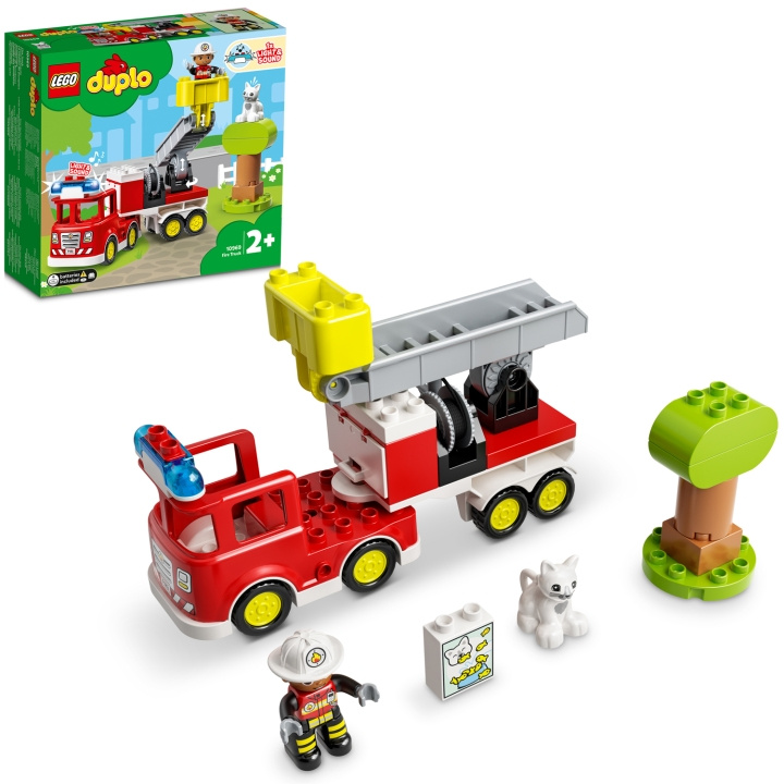 LEGO DUPLO Brandbil 10969 ryhmässä LELUT, TUOTTEET LAPSILLE JA VAUVOILLE / Leikkikalut, Askartelu &Pelit / Rakennuslelut / Lego @ TP E-commerce Nordic AB (C11885)