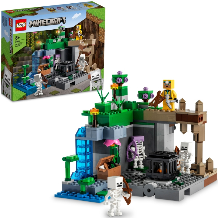 LEGO Minecraft - Skelettgrottan 21189 ryhmässä LELUT, TUOTTEET LAPSILLE JA VAUVOILLE / Leikkikalut, Askartelu &Pelit / Rakennuslelut / Lego @ TP E-commerce Nordic AB (C11888)