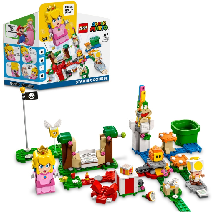 LEGO Super Mario - Äventyr med Peach - Startbana ryhmässä LELUT, TUOTTEET LAPSILLE JA VAUVOILLE / Leikkikalut, Askartelu &Pelit / Rakennuslelut / Lego @ TP E-commerce Nordic AB (C11901)