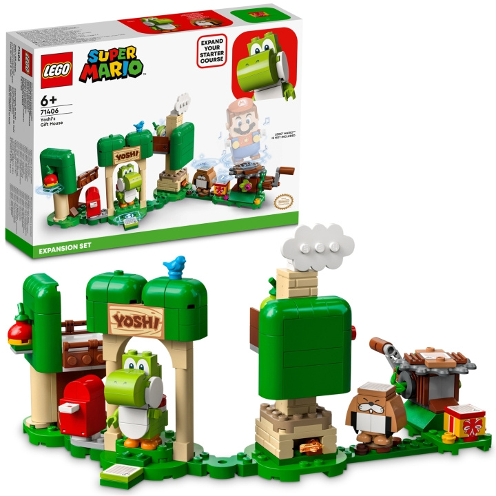 LEGO Super Mario - Yoshi presenthus Expansion 71406 ryhmässä LELUT, TUOTTEET LAPSILLE JA VAUVOILLE / Leikkikalut, Askartelu &Pelit / Rakennuslelut / Lego @ TP E-commerce Nordic AB (C11904)