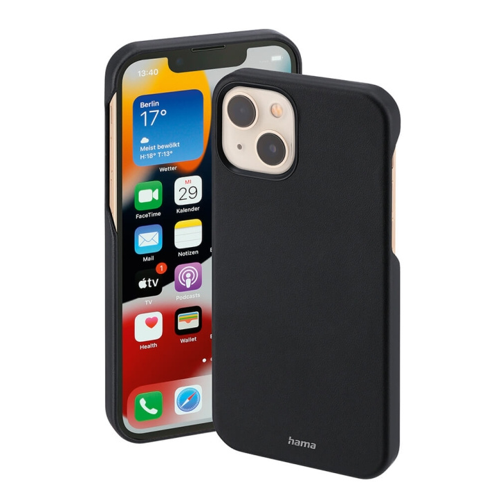Hama MagLine Cover for Apple iPhone 13 Black ryhmässä ÄLYPUHELIMET JA TABLETIT / Puhelimen suojakotelo / Apple / iPhone 13 / Kuoret @ TP E-commerce Nordic AB (C11957)