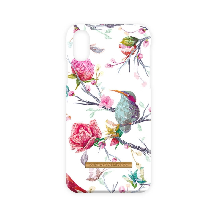 ONSALA COLLECTION Suojakuori Shine Vintage Birds iPhoneX/Xs ryhmässä ÄLYPUHELIMET JA TABLETIT / Puhelimen suojakotelo / Apple / iPhone X/XS @ TP E-commerce Nordic AB (C12118)
