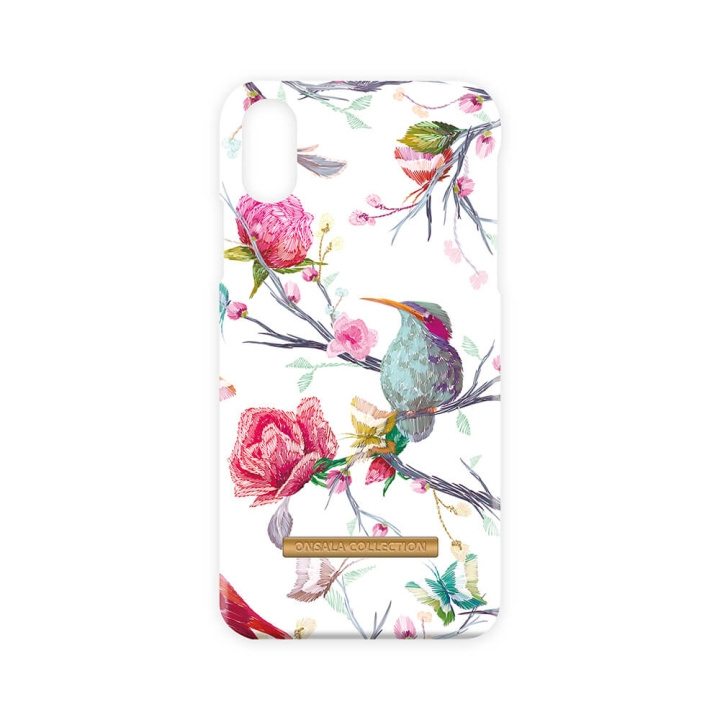 Onsala COLLECTION Mobilskal Shine Vintage Birds iPhone X/Xs ryhmässä ÄLYPUHELIMET JA TABLETIT / Puhelimen suojakotelo / Apple / iPhone X/XS @ TP E-commerce Nordic AB (C12118)