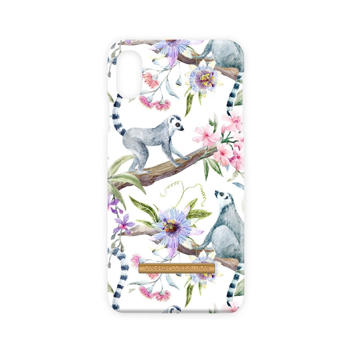 Onsala COLLECTION Mobilskal Soft Lemur Cuties iPhone Xs Max ryhmässä ÄLYPUHELIMET JA TABLETIT / Puhelimen suojakotelo / Apple / iPhone XS Max / Kuoret @ TP E-commerce Nordic AB (C12122)
