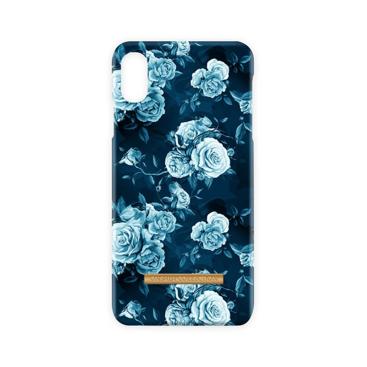 Onsala COLLECTION Mobilskal Shine Dark flower iPhone Xs Max ryhmässä ÄLYPUHELIMET JA TABLETIT / Puhelimen suojakotelo / Apple / iPhone XS Max / Kuoret @ TP E-commerce Nordic AB (C12128)