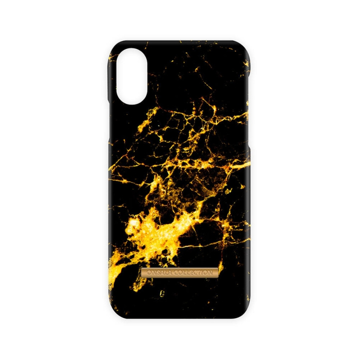 ONSALA COLLECTION Suojakuori Shine Goldmine Marble iPhoneXR ryhmässä ÄLYPUHELIMET JA TABLETIT / Puhelimen suojakotelo / Apple / iPhone XR / Kuoret @ TP E-commerce Nordic AB (C12135)