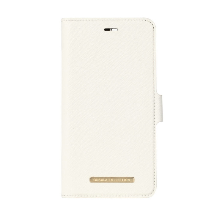 Onsala COLLECTION Mobilfodral Saffiano White iPhone 6/7/8 Plus ryhmässä ÄLYPUHELIMET JA TABLETIT / Puhelimen suojakotelo / Apple / iPhone 8 Plus / Kotelo @ TP E-commerce Nordic AB (C12157)