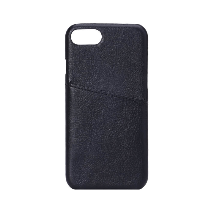 Onsala Mobilskal Svart med Kortfack iPhone 6/7/8/SE ryhmässä ÄLYPUHELIMET JA TABLETIT / Puhelimen suojakotelo / Apple / iPhone 8 / Kuoret @ TP E-commerce Nordic AB (C12160)