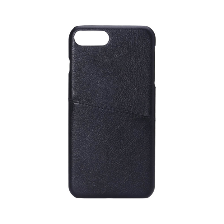 Onsala Mobilskal Svart med Kortfack iPhone 6/7/8 Plus ryhmässä ÄLYPUHELIMET JA TABLETIT / Puhelimen suojakotelo / Apple / iPhone 8 Plus / Kuoret @ TP E-commerce Nordic AB (C12162)
