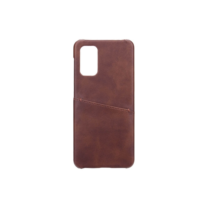 ONSALA Mobilecover Brown with Cardpocket Samsung A32 5G ryhmässä ÄLYPUHELIMET JA TABLETIT / Puhelimen suojakotelo / Samsung @ TP E-commerce Nordic AB (C12179)