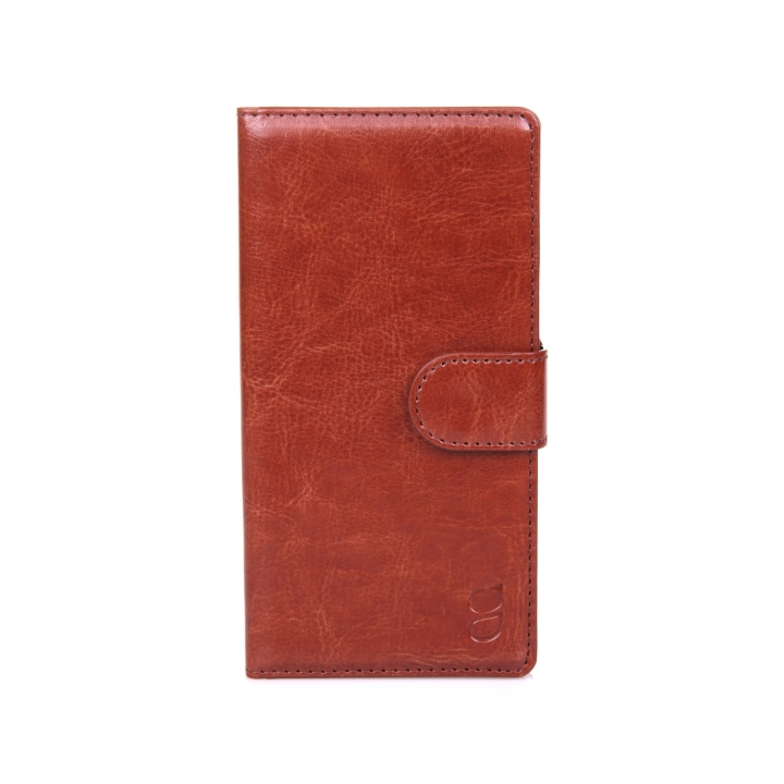 Gear Lompakko Ruskea - Sony Xperia Z3+ ryhmässä ÄLYPUHELIMET JA TABLETIT / Puhelimen suojakotelo / Sony @ TP E-commerce Nordic AB (C12324)